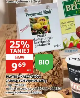 Auchan Płatki z kasztanów jadalnych viands oferta