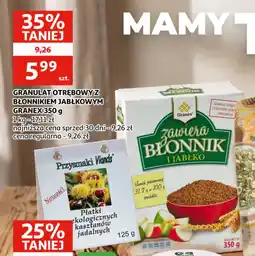 Auchan Granulat otrębowy z błonnikiem jabłkowym granex oferta