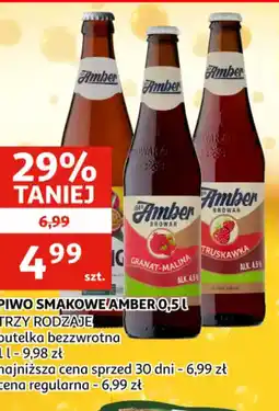 Auchan Piwo Smakowe Amber oferta