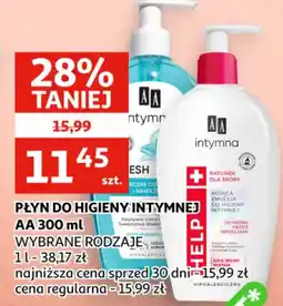 Auchan Płyn do higieny intymnej AA oferta
