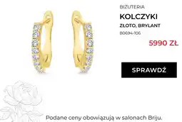Briju Kolczyki Złoto, Brylant oferta