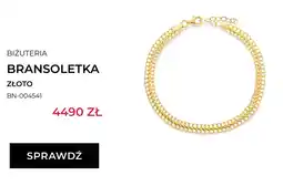 Briju Biżuteria Bransoletka Złoto oferta