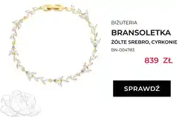 Briju Bransoletka Żółte Srebro, Cyrkonie oferta