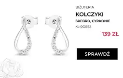 Briju KOLCZYKI SREBRO, CYRKONIE oferta