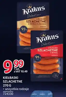 Selgros Kiełbaski Szlachetne Krakus Selection oferta