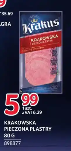 Selgros Krakus Krakowska Pieczona Plastry oferta