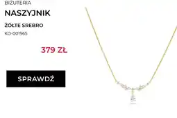 Briju BIŻUTERIA NASZYJNIK ŻÓŁTE SREBRO oferta