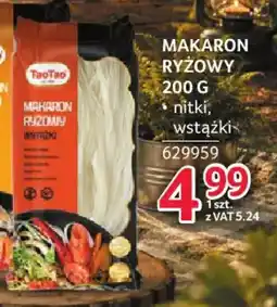 Selgros Makaron Ryżowy TaoTao oferta