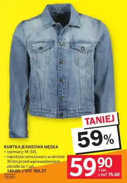 Selgros Kurtka Jeansowa Męska oferta
