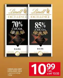Selgros Czekolada Lindt Excellence oferta