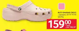 Selgros Buty damskie Crocs oferta