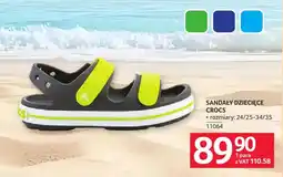 Selgros Sandały Dziecięce Crocs oferta