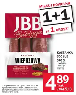Selgros Kaszanka Wieprzowa Aromatycznie Przyprawiona oferta