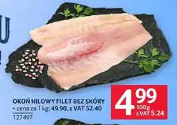Selgros Okoń Niłowy Filet Bez Skóry oferta
