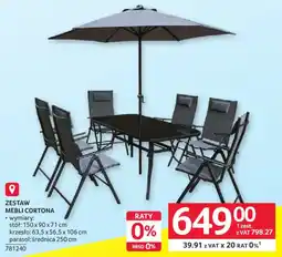 Selgros ZESTAW MEBLI CORTONA oferta