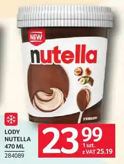 Selgros Lody Nutella oferta