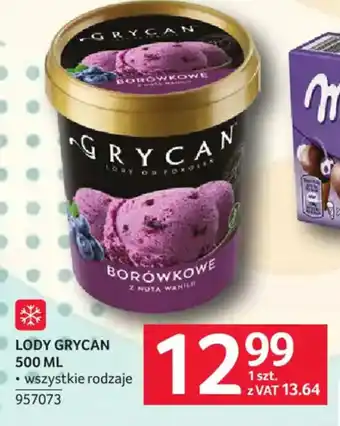 Selgros Lody Grycan Borówkowe oferta