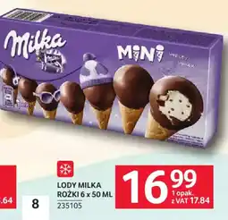 Selgros Lody Milka Rożki oferta