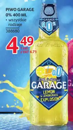 Selgros Piwo Garage 0% oferta