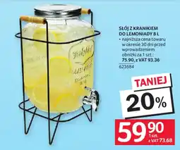 Selgros SŁÓJ Z KRANIKIEM DO LEMONIADY oferta