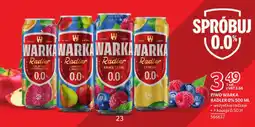 Selgros Piwo Warka Radler 0% oferta