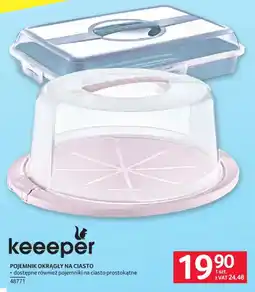 Selgros Pojemnik Okrągły na Ciasto keepeer oferta
