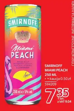 Selgros Smirnoff Miami Peach oferta