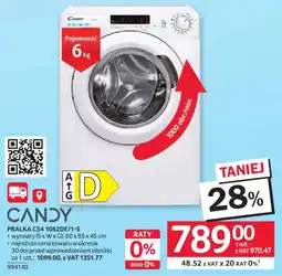 Selgros Pralka Candy oferta