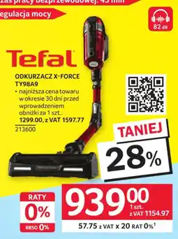 Selgros Odkurzacz X-FORCE Tefal oferta