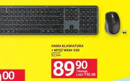 Selgros HAMA KLAWIATURA + MYSZ WKM-550 oferta