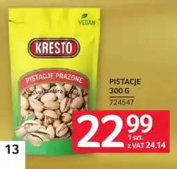 Selgros KRESTO PISTACJE PRAŻONE oferta