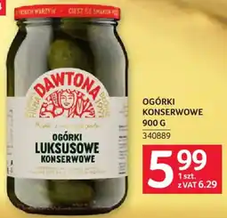 Selgros Dawtona Ogórki Luksusowe Konserwowe oferta