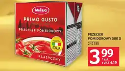 Selgros Melissa Primo Gusto Przecier Pomidorowy Klasyczny oferta