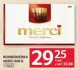Selgros Bombonierka Merci oferta