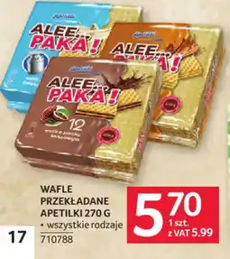 Selgros Wafle Przekładane Apetilki oferta