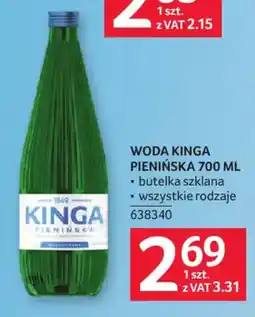 Selgros Woda Kinga Pienińska oferta