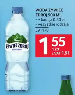 Selgros Woda żywiec zdrój oferta
