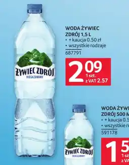 Selgros Woda żywiec zdrój oferta