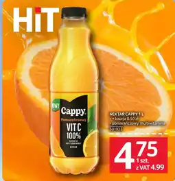 Selgros Nektar Cappy Pomarańczowy VIT C 100% oferta