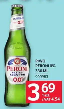 Selgros Piwo Peroni 0% oferta