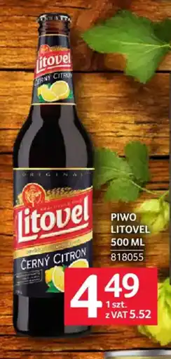 Selgros Piwo Litovel Černý Citron oferta