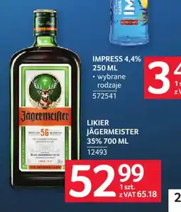 Selgros Likier Jägermeister oferta
