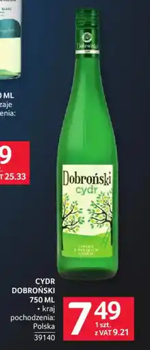Selgros Cydr Dobroński oferta