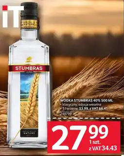 Selgros Wódka Stumbras oferta
