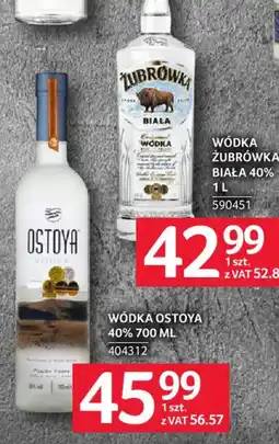 Selgros Wódka Żubrówka Biała oferta