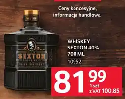 Selgros Whiskey Sexton 40% oferta