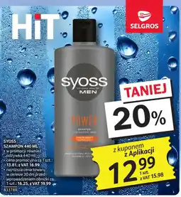 Selgros Syoss Szampon Power oferta