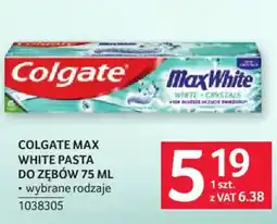 Selgros Colgate Max White Pasta do zębów oferta