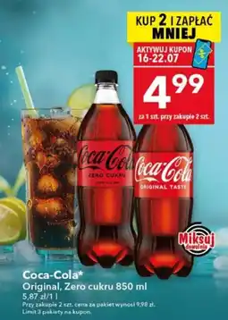 Lewiatan Coca-Cola Original, Zero cukru oferta