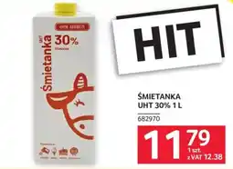 Selgros Śmietanka UHT 30% OSM BIERUN oferta